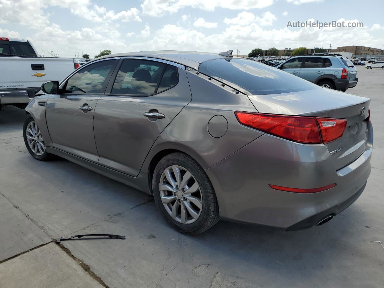 2015 Kia Optima Ex Желто-коричневый vin: 5XXGN4A72FG491083