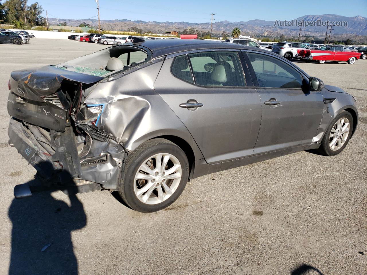 2013 Kia Optima Ex Gray vin: 5XXGN4A73DG134752