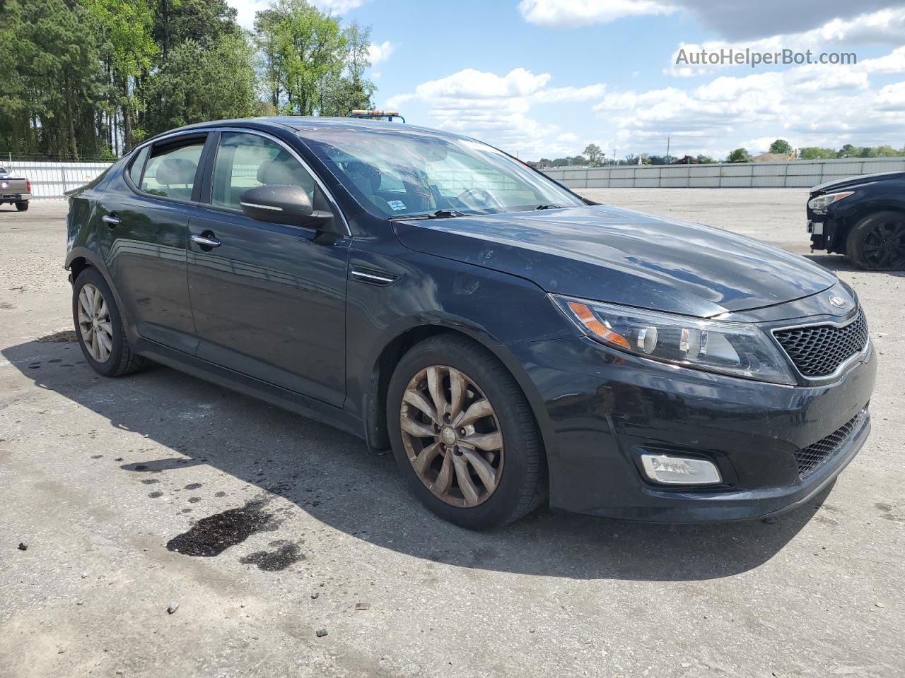 2014 Kia Optima Ex Черный vin: 5XXGN4A73EG293417