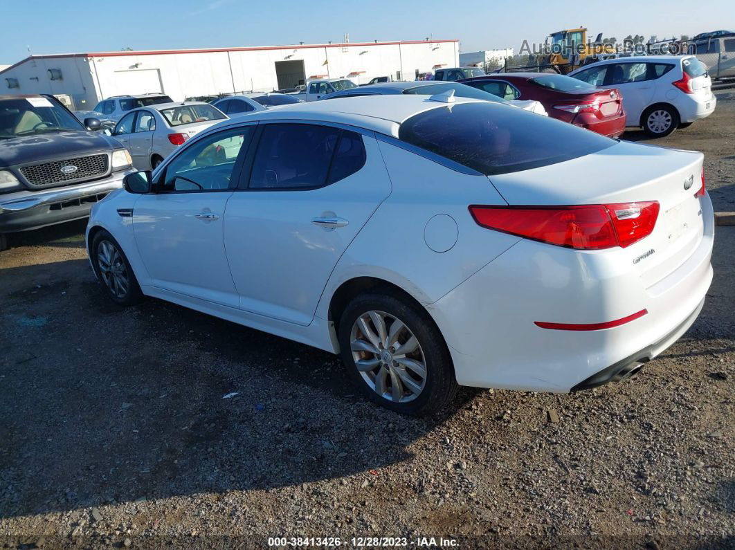 2014 Kia Optima Ex Белый vin: 5XXGN4A73EG337223