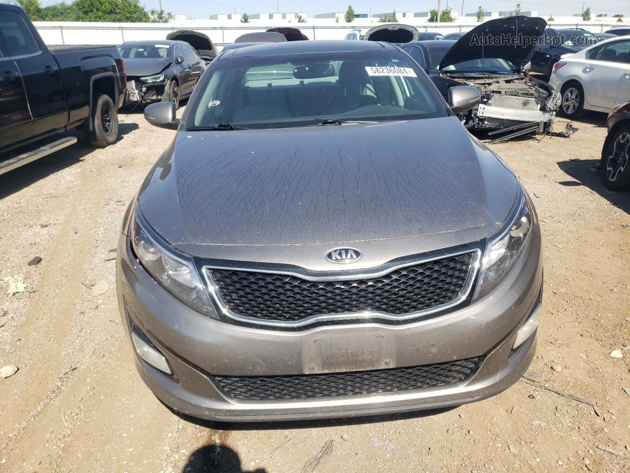 2014 Kia Optima Ex Серебряный vin: 5XXGN4A73EG347993