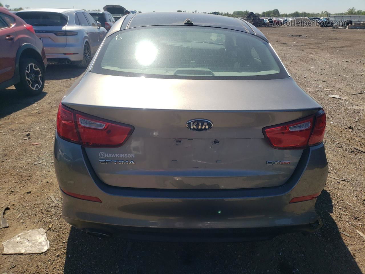 2014 Kia Optima Ex Серебряный vin: 5XXGN4A73EG347993