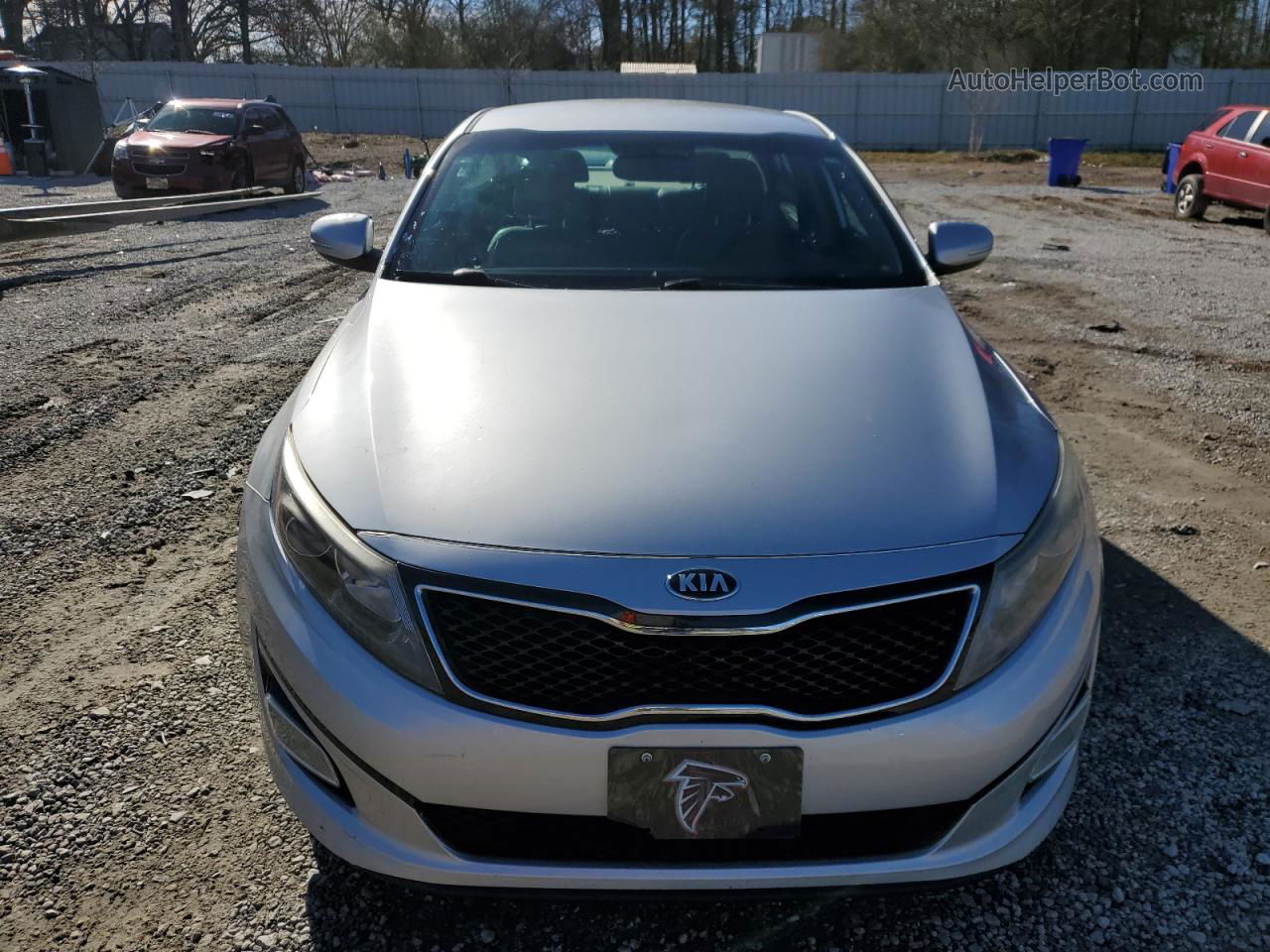 2014 Kia Optima Ex Серебряный vin: 5XXGN4A73EG350635