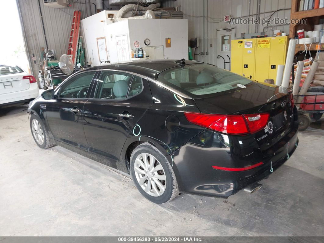 2015 Kia Optima Ex Черный vin: 5XXGN4A73FG500972