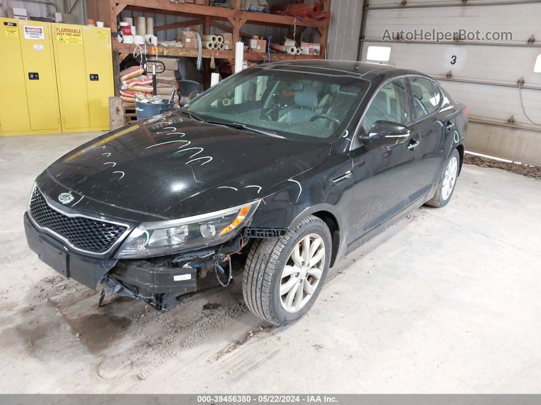 2015 Kia Optima Ex Черный vin: 5XXGN4A73FG500972