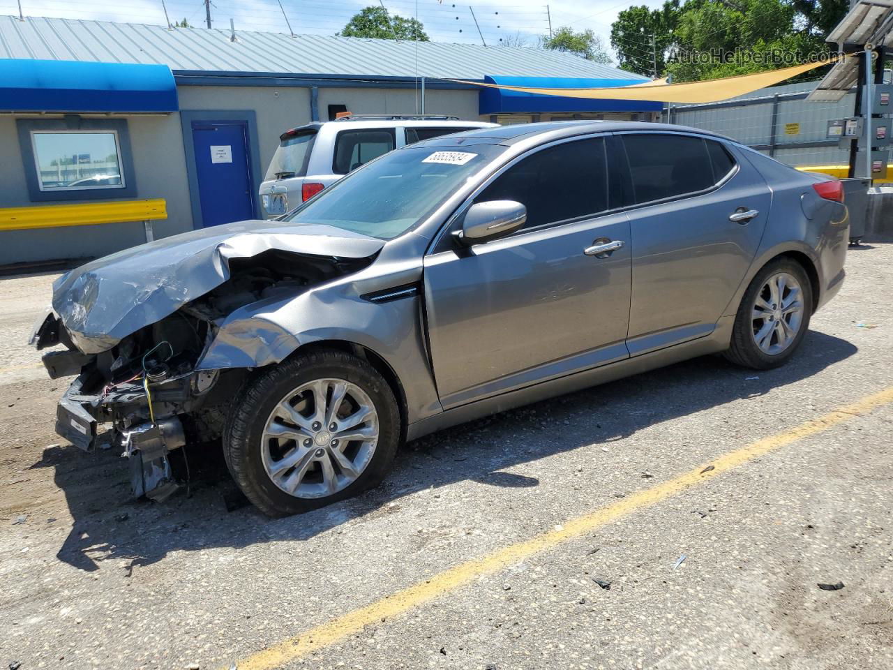 2013 Kia Optima Ex Gray vin: 5XXGN4A74DG228543
