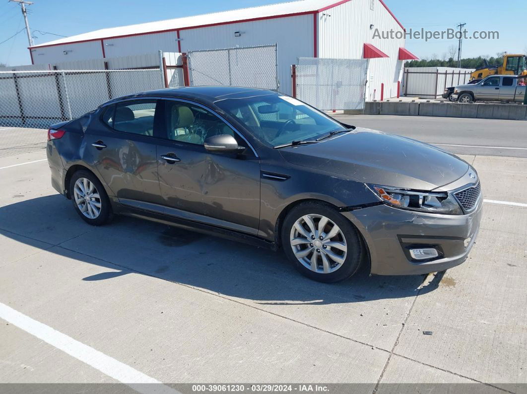 2014 Kia Optima Ex Gray vin: 5XXGN4A74EG272852