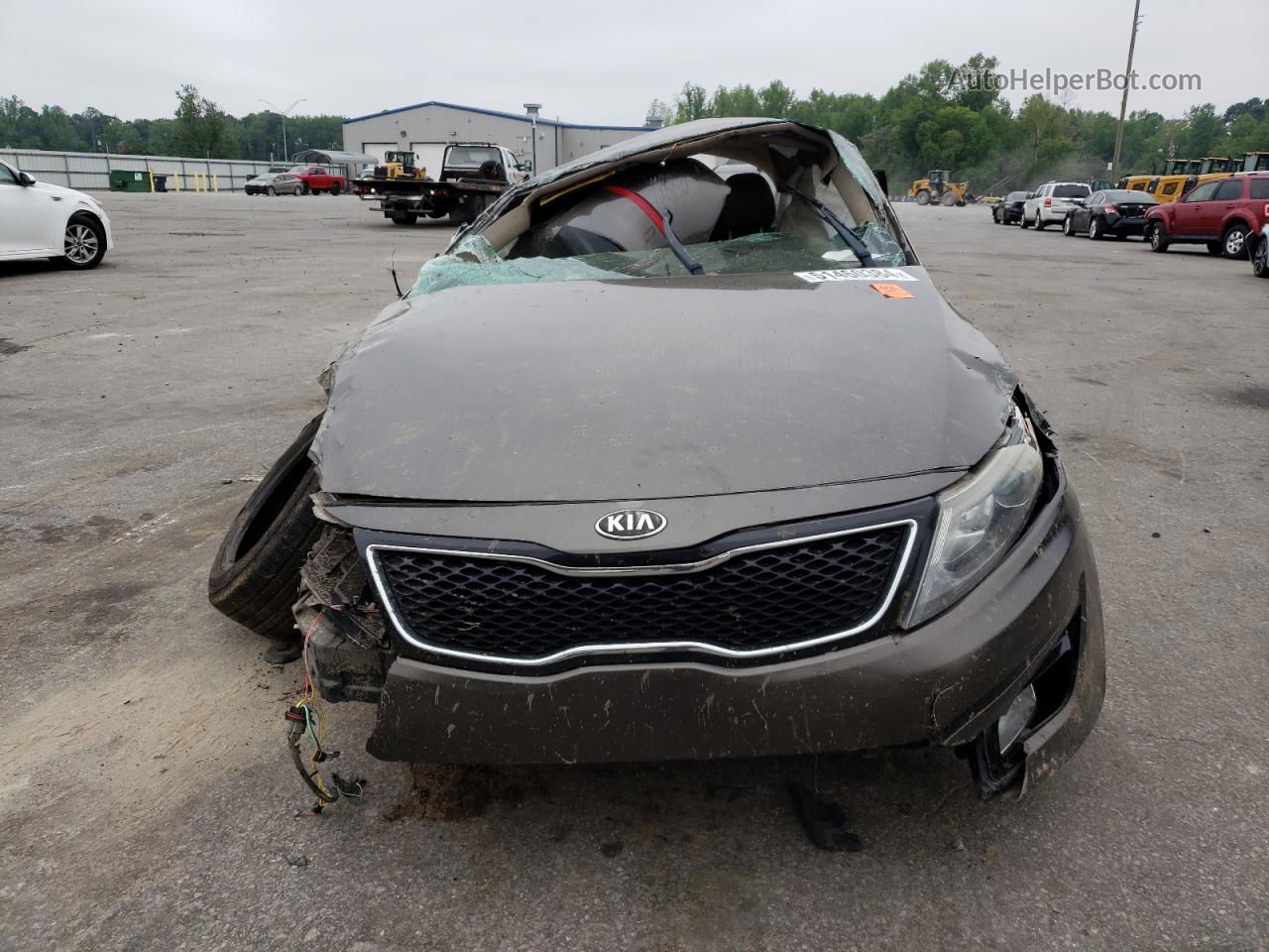 2014 Kia Optima Ex Желто-коричневый vin: 5XXGN4A74EG277503