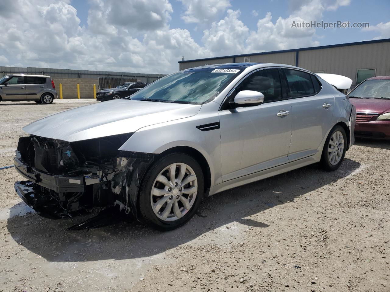 2014 Kia Optima Ex Silver vin: 5XXGN4A74EG278750