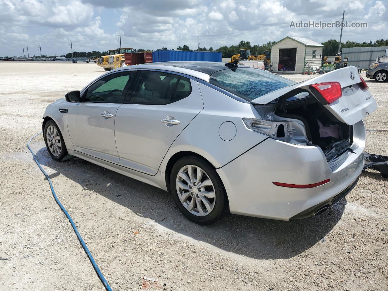 2014 Kia Optima Ex Silver vin: 5XXGN4A74EG278750