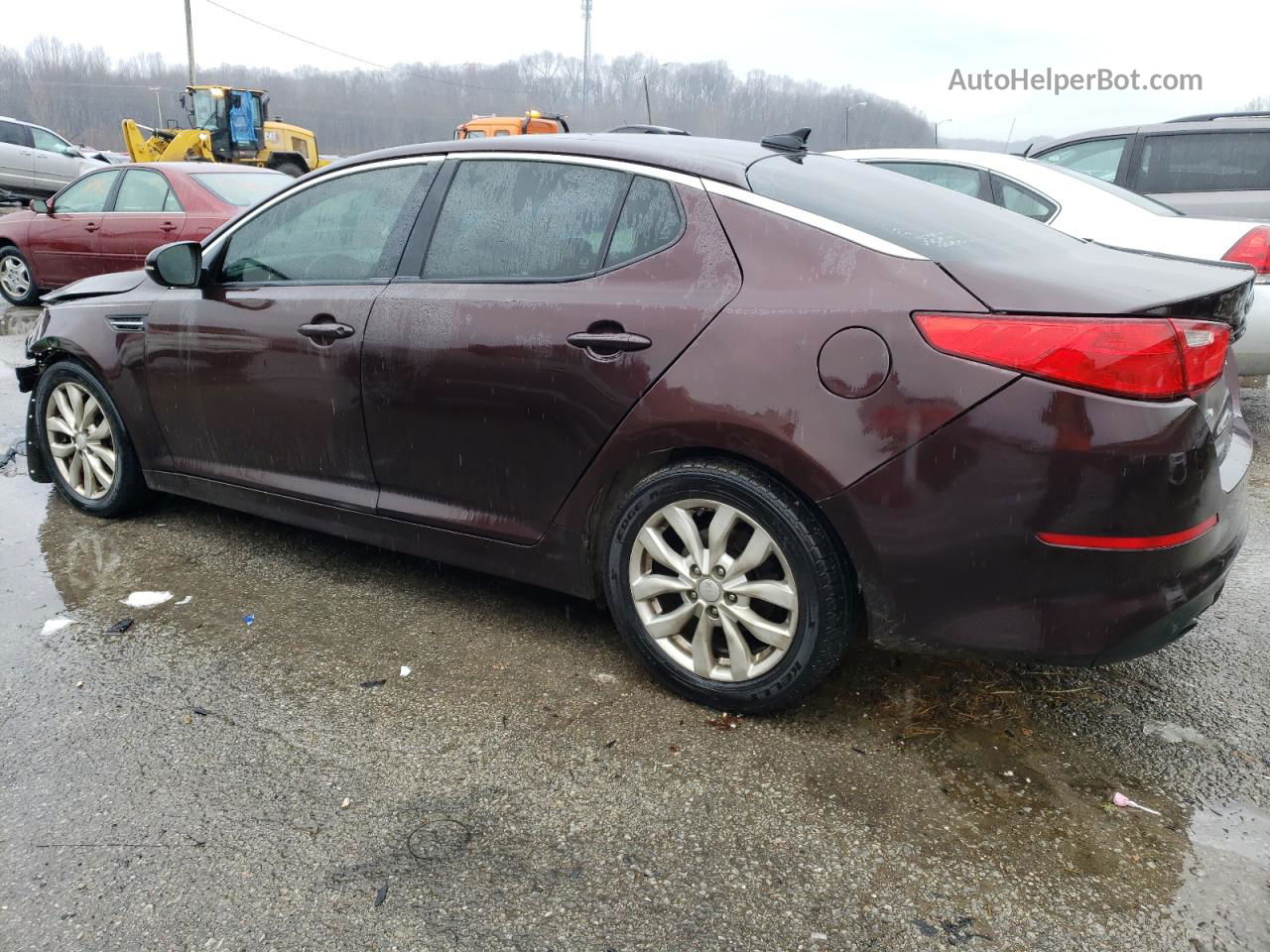 2014 Kia Optima Ex Burgundy vin: 5XXGN4A74EG285858