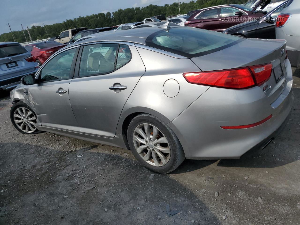 2014 Kia Optima Ex Серебряный vin: 5XXGN4A74EG297444