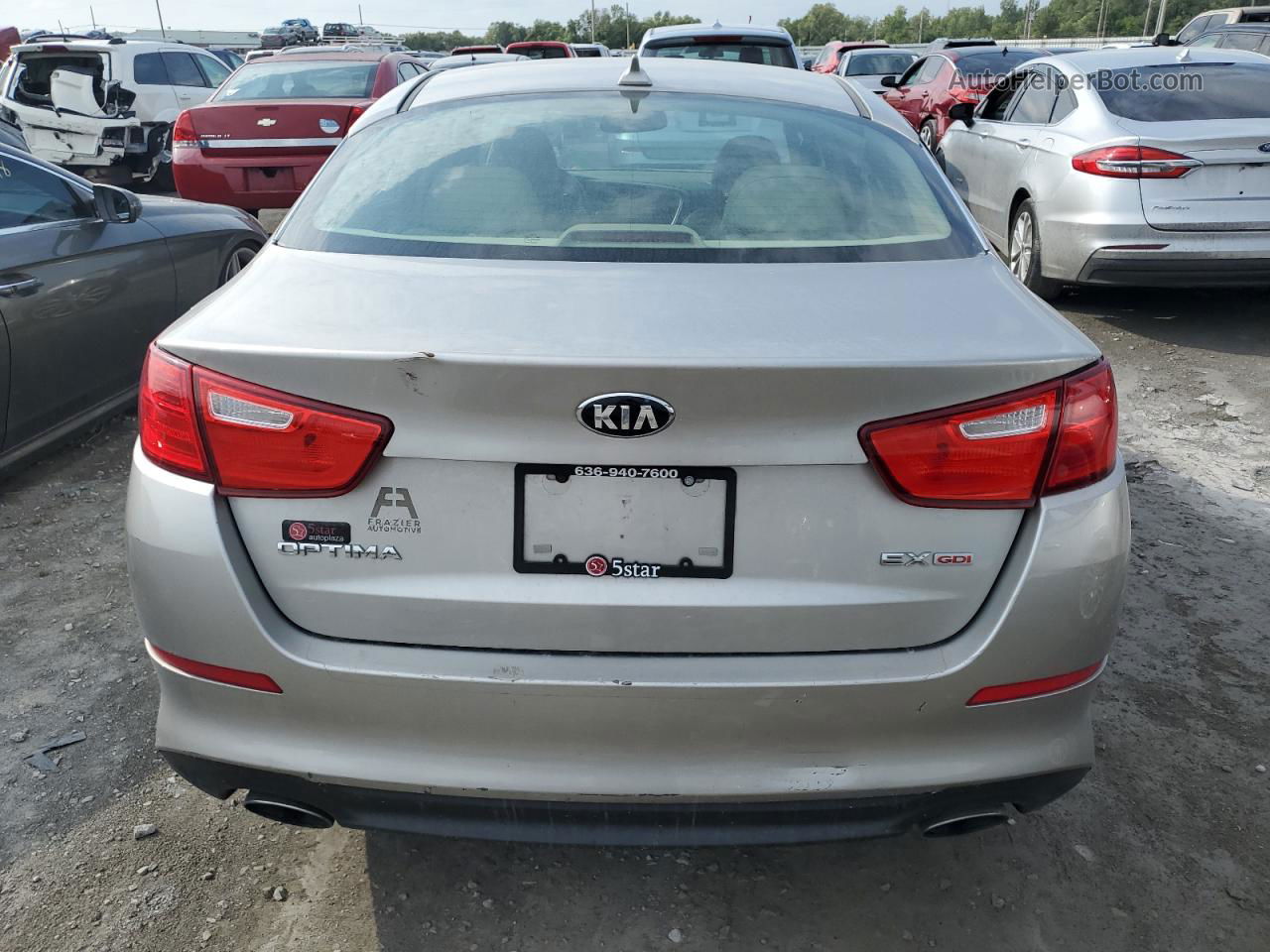 2014 Kia Optima Ex Серебряный vin: 5XXGN4A74EG297444