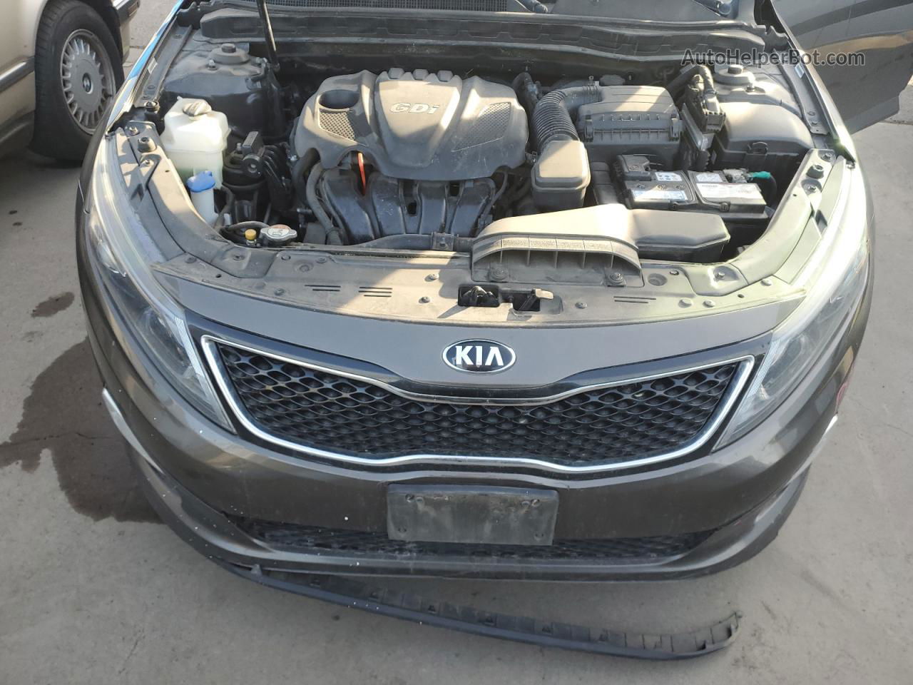 2014 Kia Optima Ex Gray vin: 5XXGN4A74EG312329