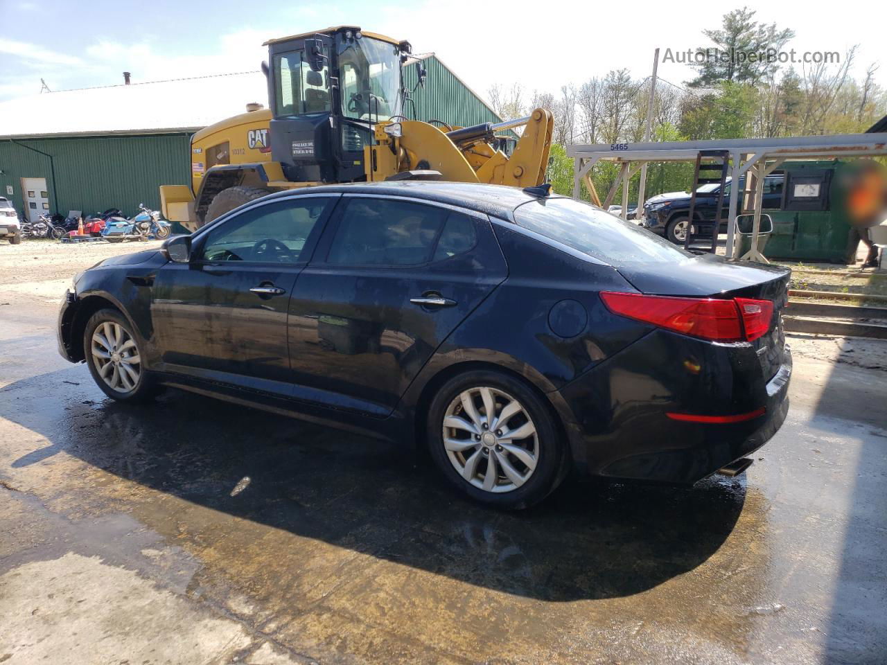 2015 Kia Optima Ex Черный vin: 5XXGN4A74FG353965