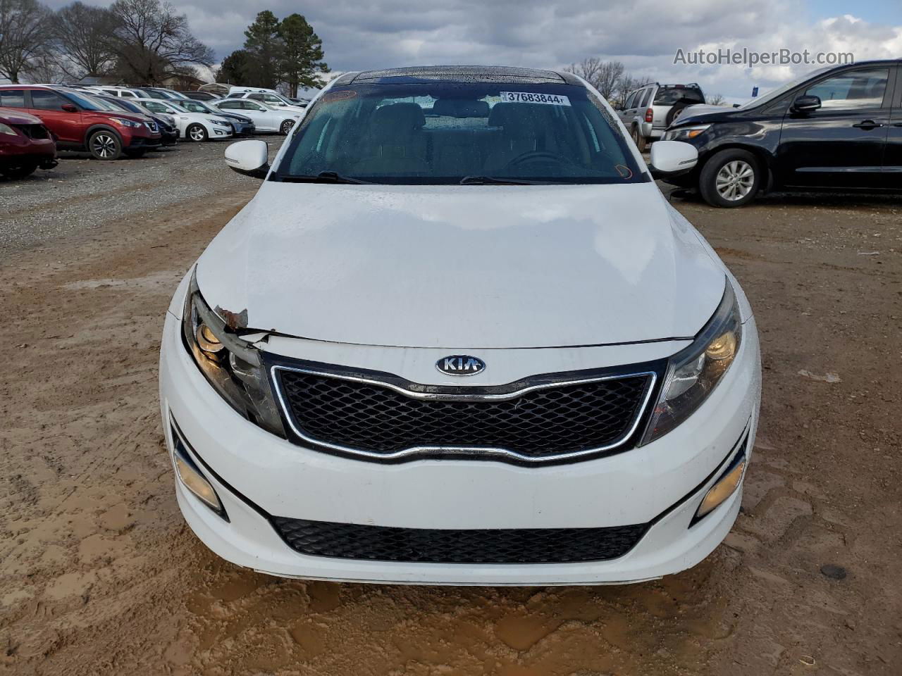 2015 Kia Optima Ex Белый vin: 5XXGN4A74FG381474