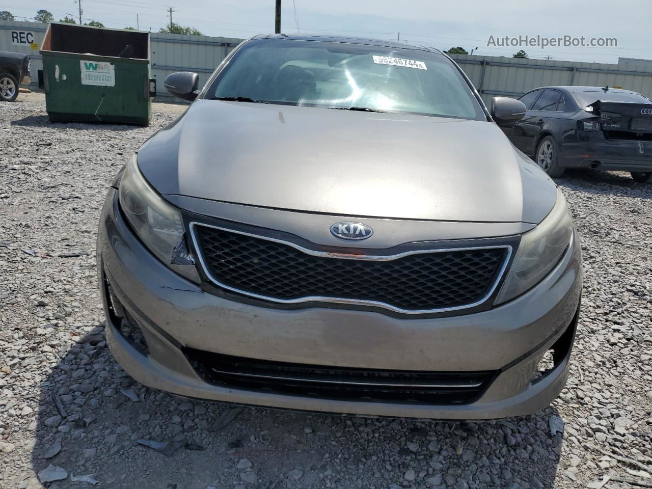 2015 Kia Optima Ex Серый vin: 5XXGN4A74FG383502