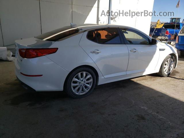 2015 Kia Optima Ex White vin: 5XXGN4A74FG434920