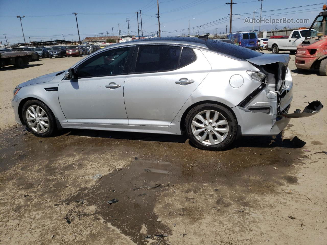 2015 Kia Optima Ex Silver vin: 5XXGN4A74FG506747