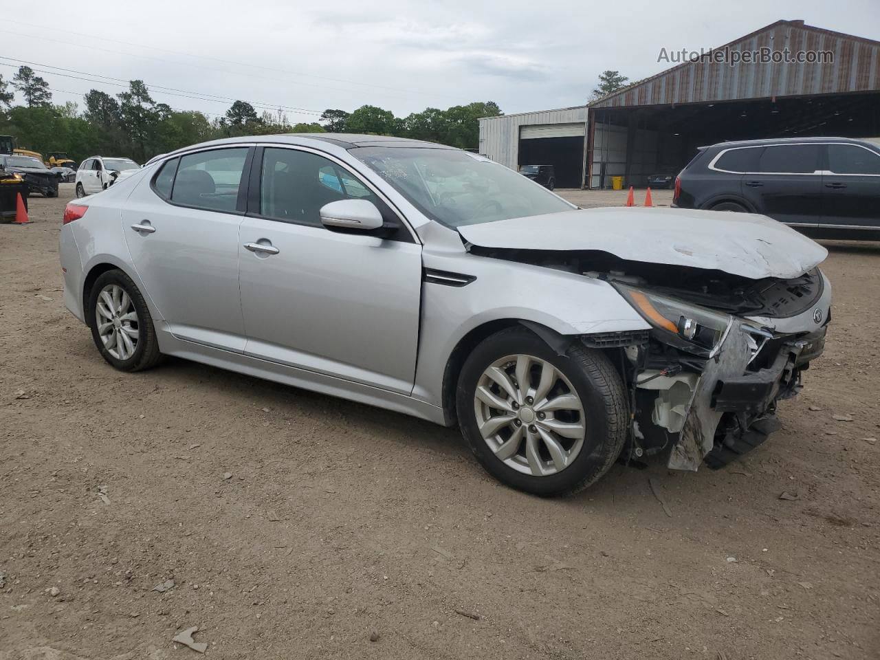 2015 Kia Optima Ex Silver vin: 5XXGN4A74FG517277