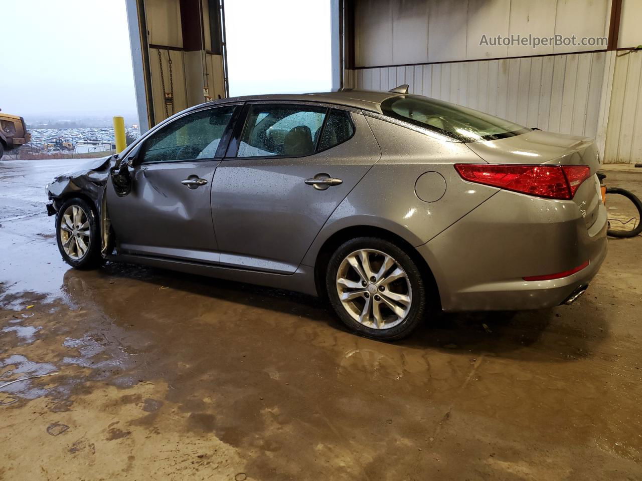 2013 Kia Optima Ex Gray vin: 5XXGN4A75DG148264