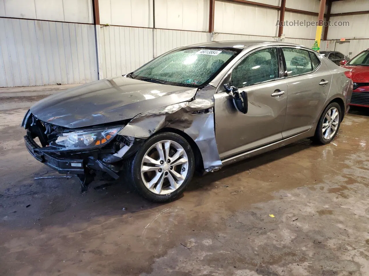 2013 Kia Optima Ex Gray vin: 5XXGN4A75DG148264