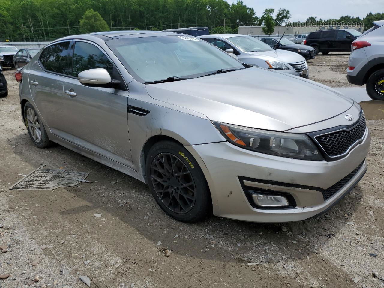 2014 Kia Optima Ex Silver vin: 5XXGN4A75EG274514