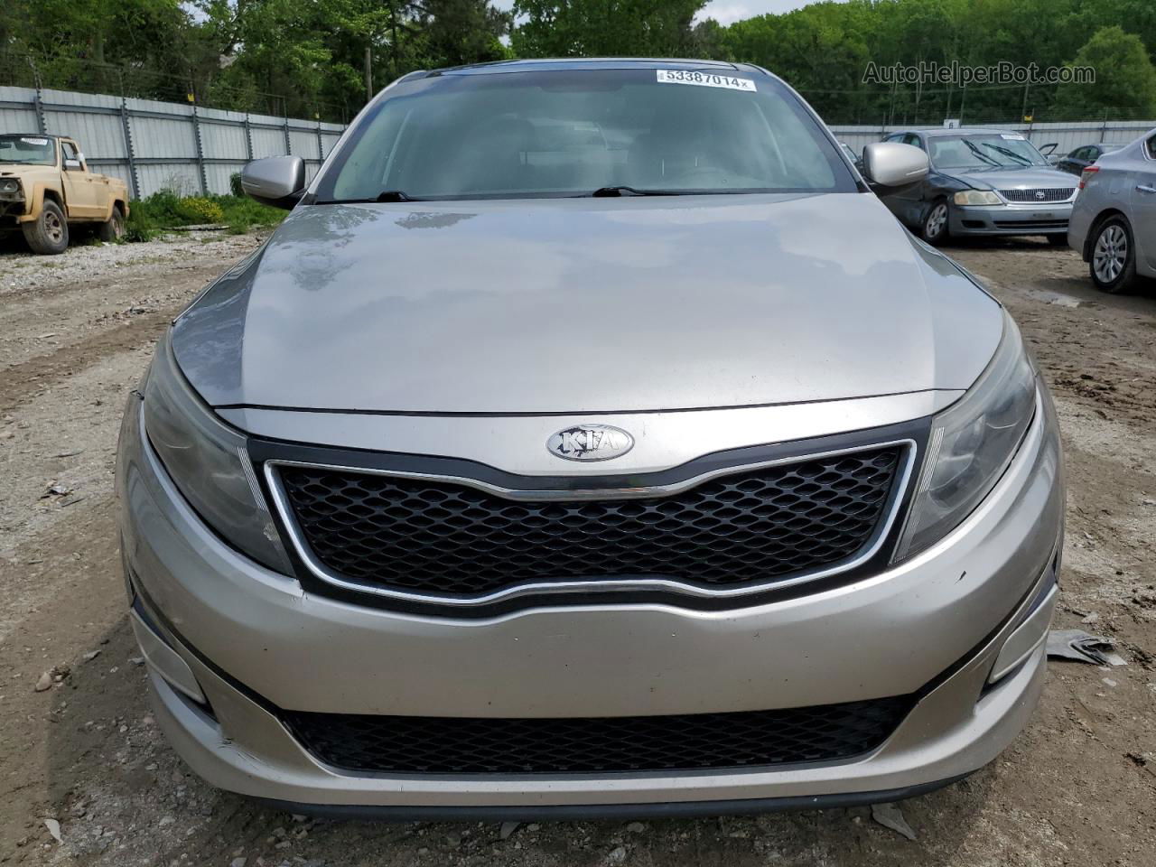 2014 Kia Optima Ex Silver vin: 5XXGN4A75EG274514