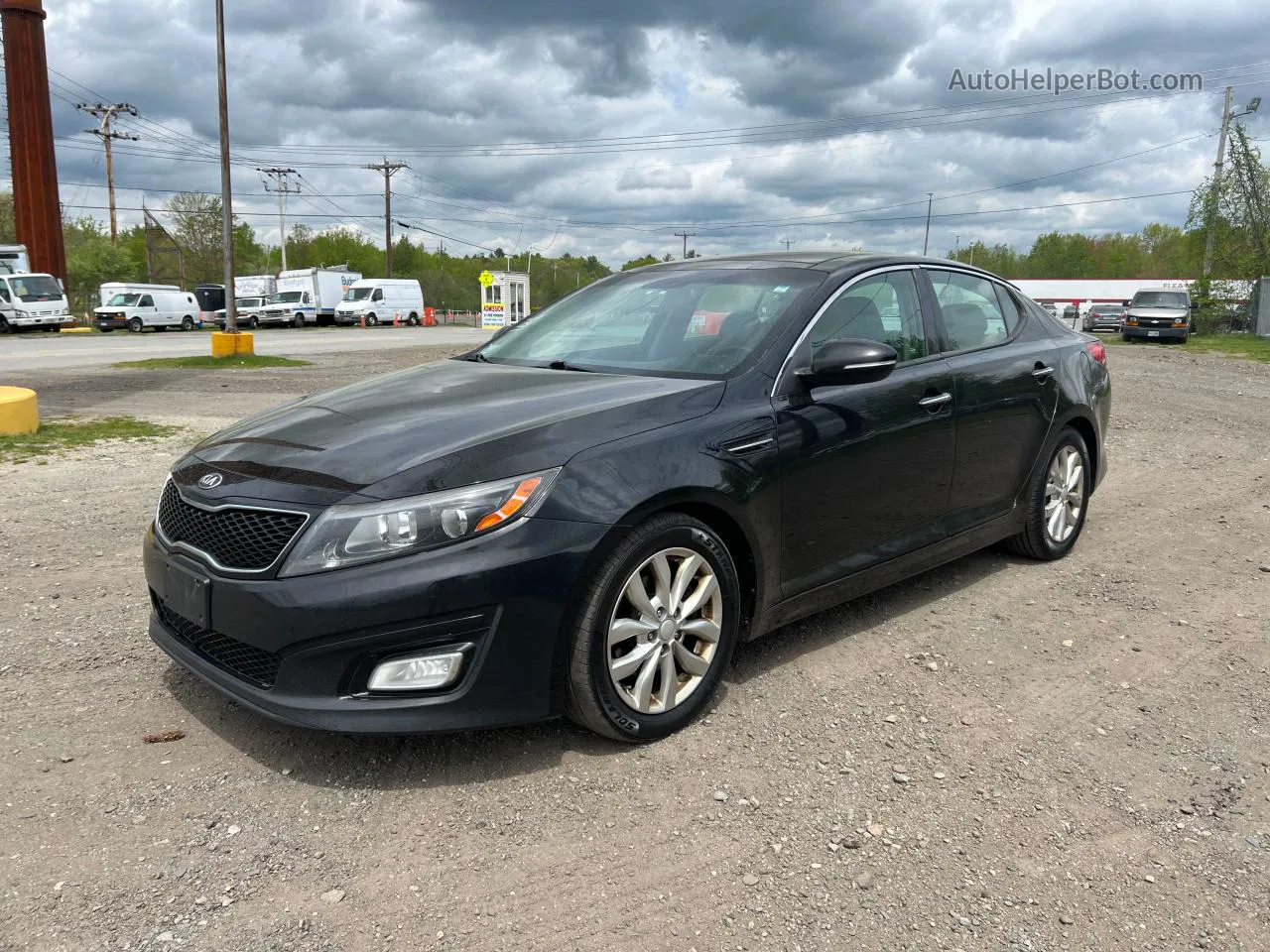 2014 Kia Optima Ex Black vin: 5XXGN4A75EG323999