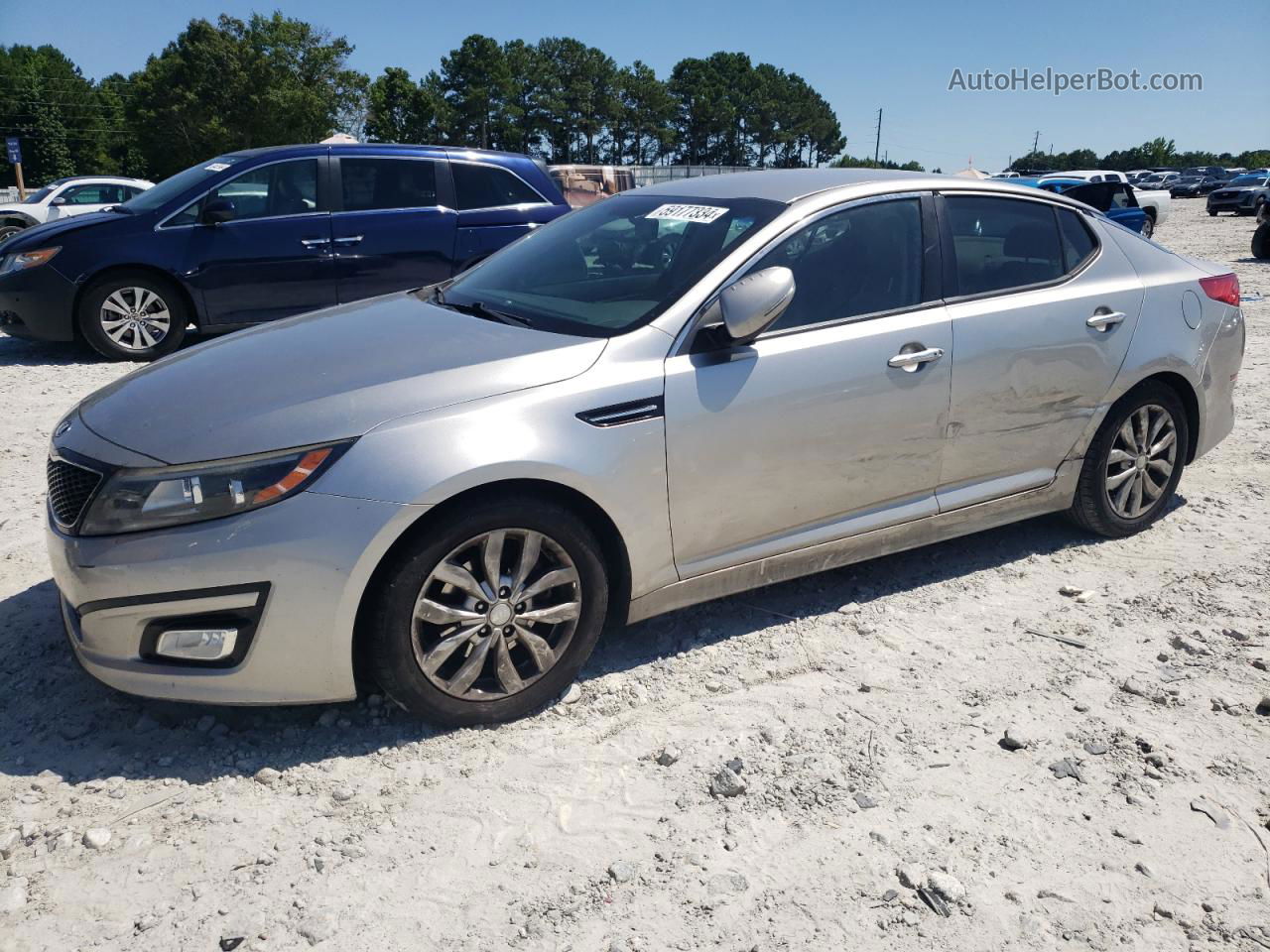 2014 Kia Optima Ex Silver vin: 5XXGN4A75EG325767