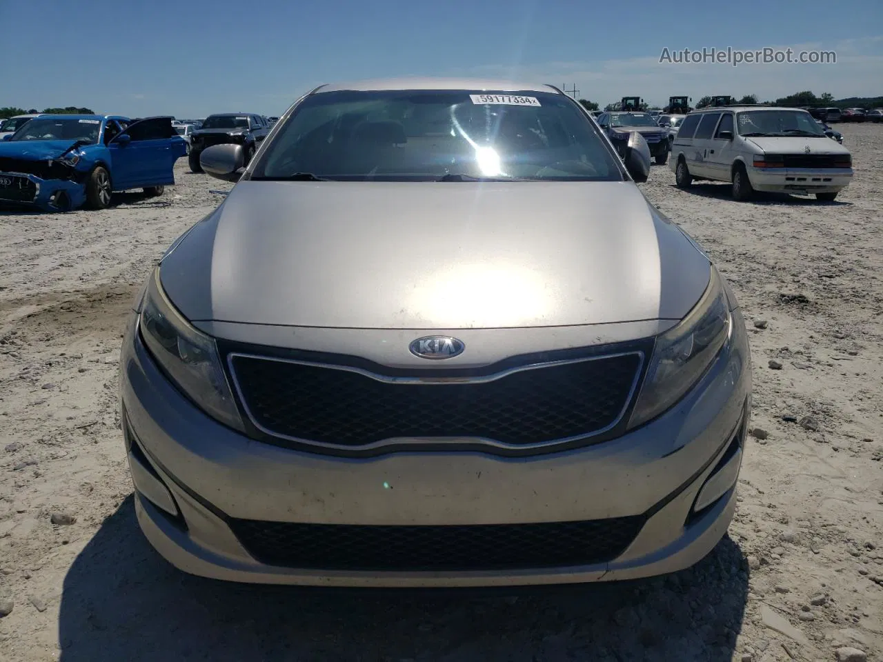 2014 Kia Optima Ex Серебряный vin: 5XXGN4A75EG325767