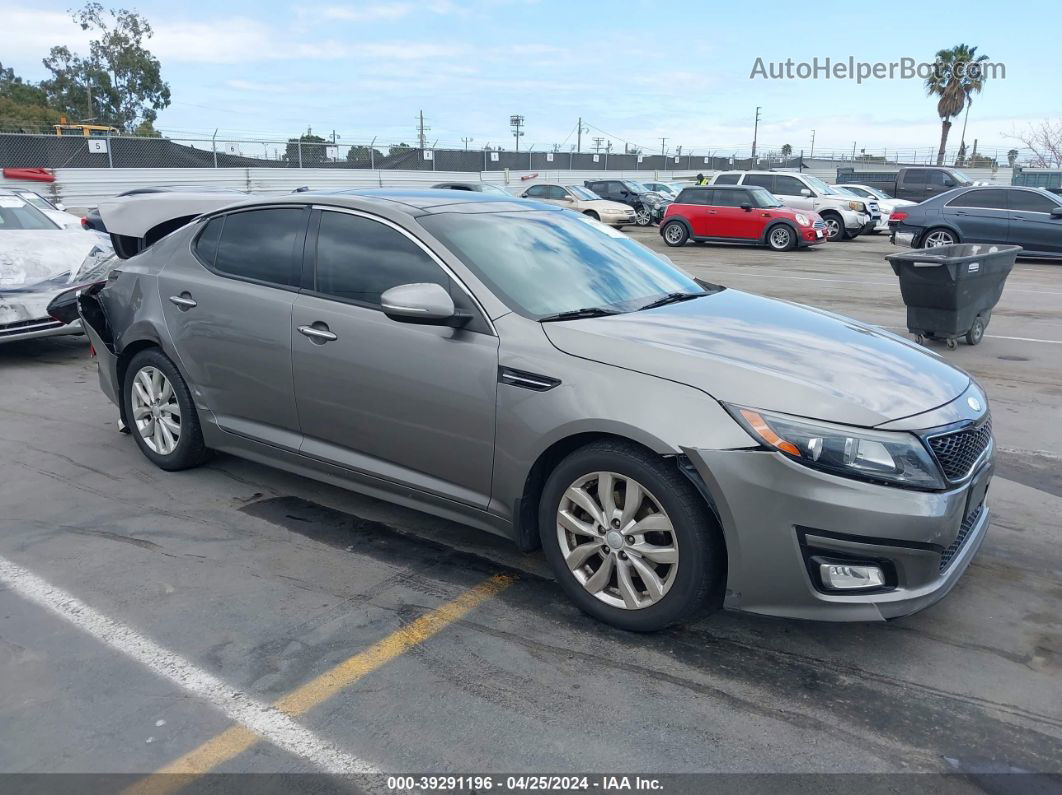 2014 Kia Optima Ex Серебряный vin: 5XXGN4A75EG337613