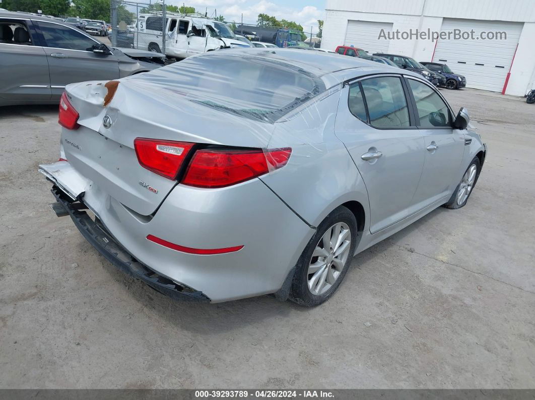 2015 Kia Optima Ex Silver vin: 5XXGN4A75FG394444