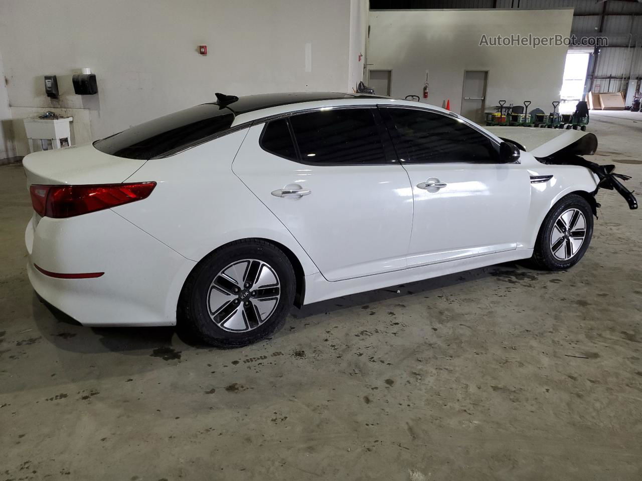 2015 Kia Optima Ex White vin: 5XXGN4A75FG395299