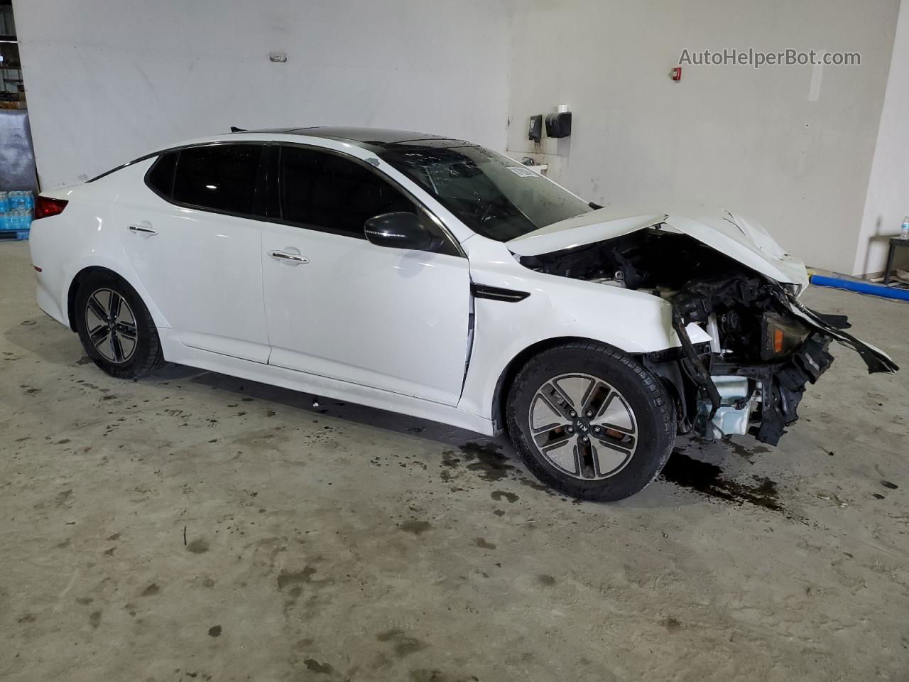 2015 Kia Optima Ex White vin: 5XXGN4A75FG395299