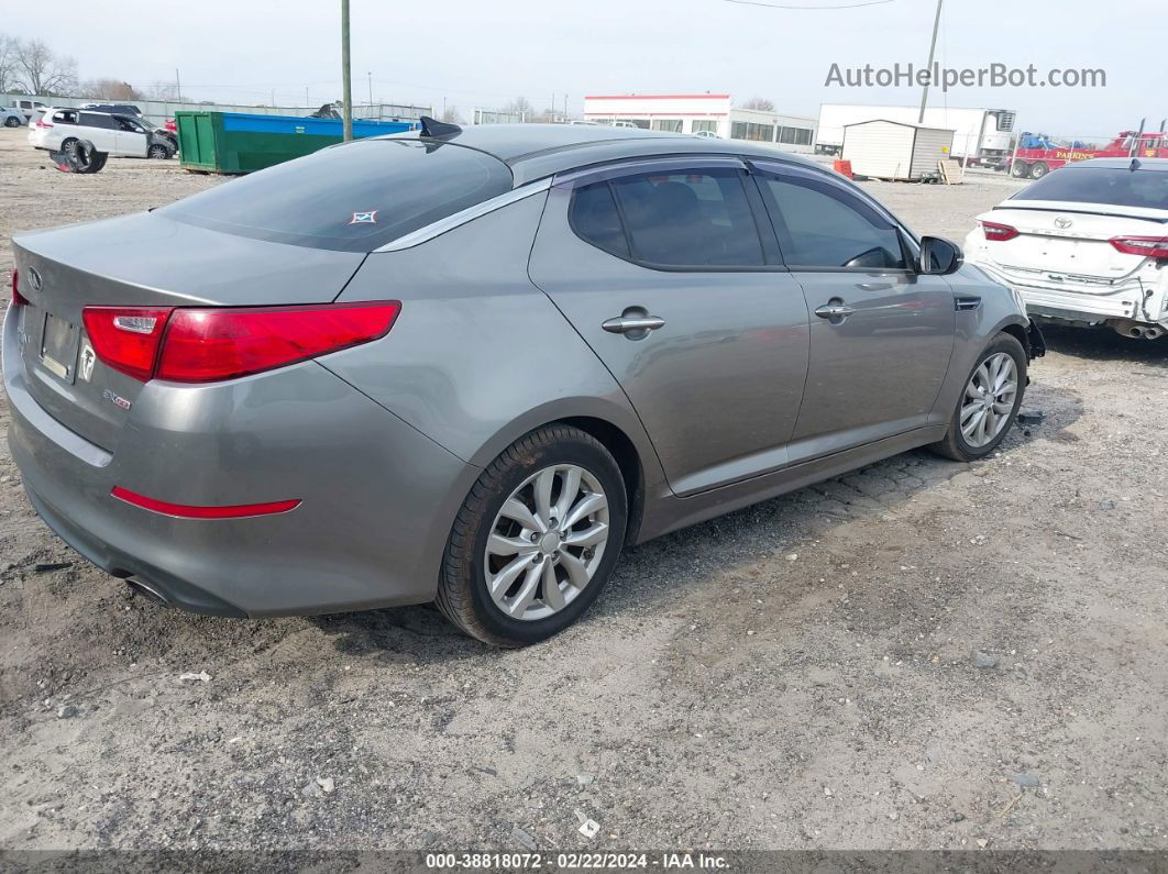 2015 Kia Optima Ex Gray vin: 5XXGN4A75FG450107