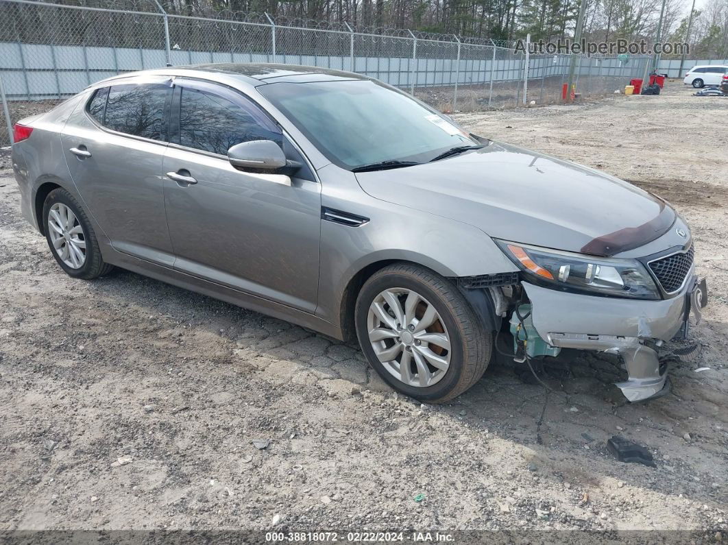 2015 Kia Optima Ex Gray vin: 5XXGN4A75FG450107