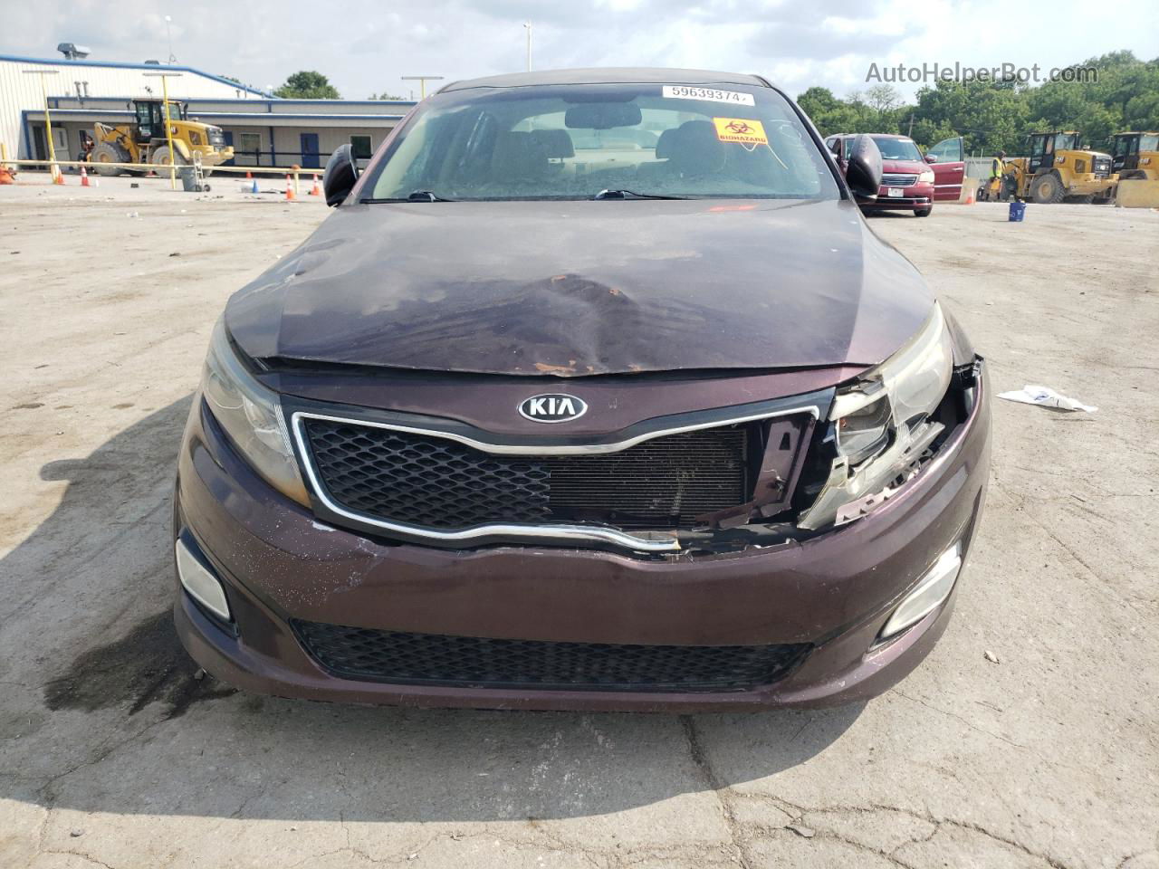 2015 Kia Optima Ex Burgundy vin: 5XXGN4A75FG466601