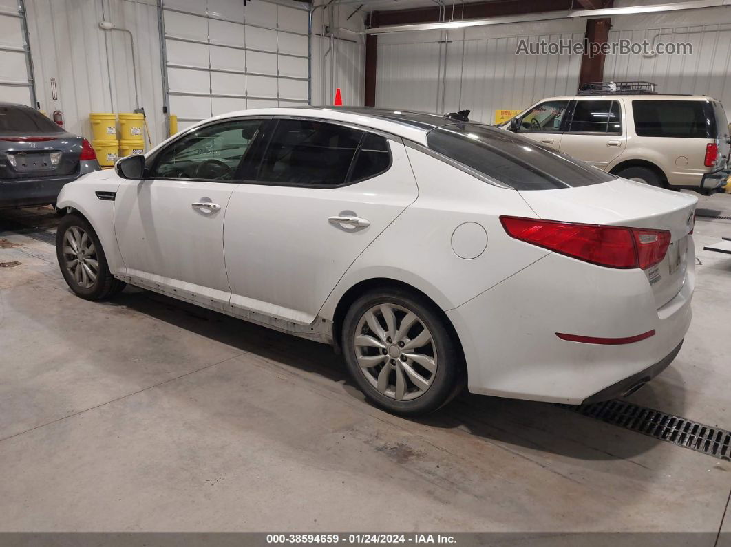 2015 Kia Optima Ex White vin: 5XXGN4A75FG483544