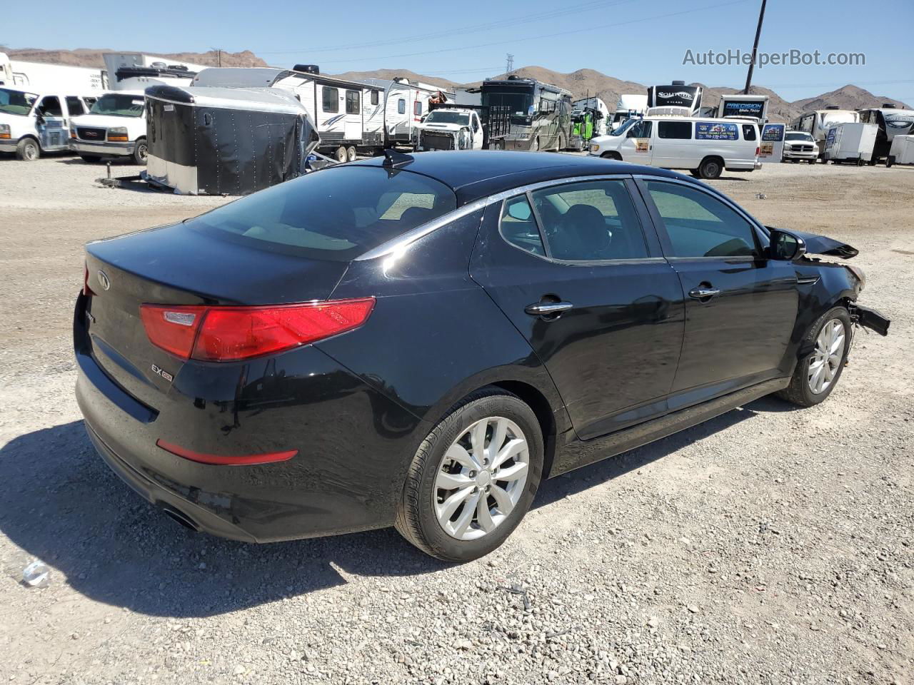 2015 Kia Optima Ex Black vin: 5XXGN4A75FG513397