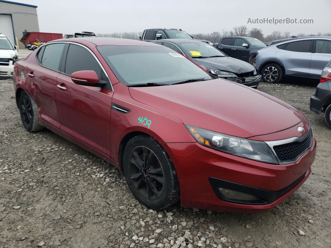 2013 Kia Optima Ex Maroon vin: 5XXGN4A76DG204860