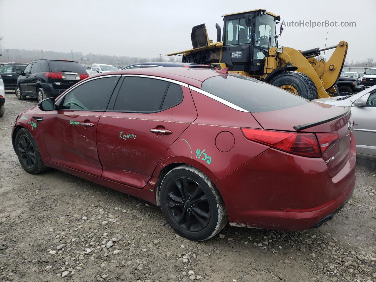 2013 Kia Optima Ex Maroon vin: 5XXGN4A76DG204860