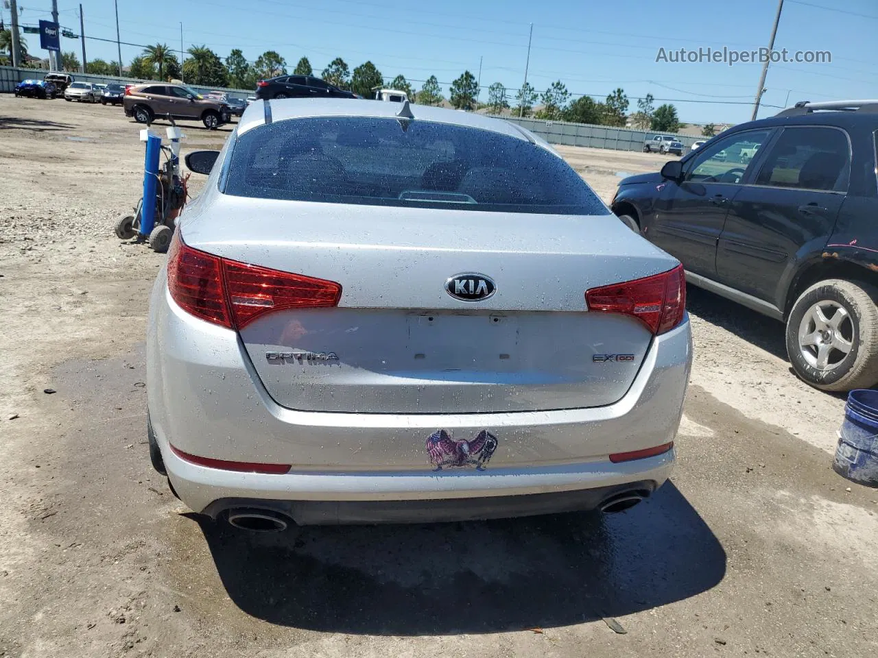 2013 Kia Optima Ex Silver vin: 5XXGN4A76DG239785