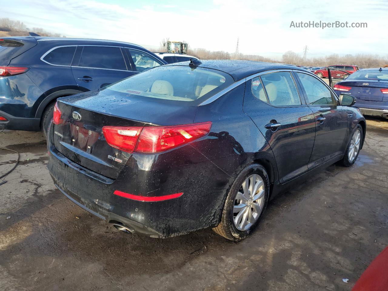 2014 Kia Optima Ex Black vin: 5XXGN4A76EG288969