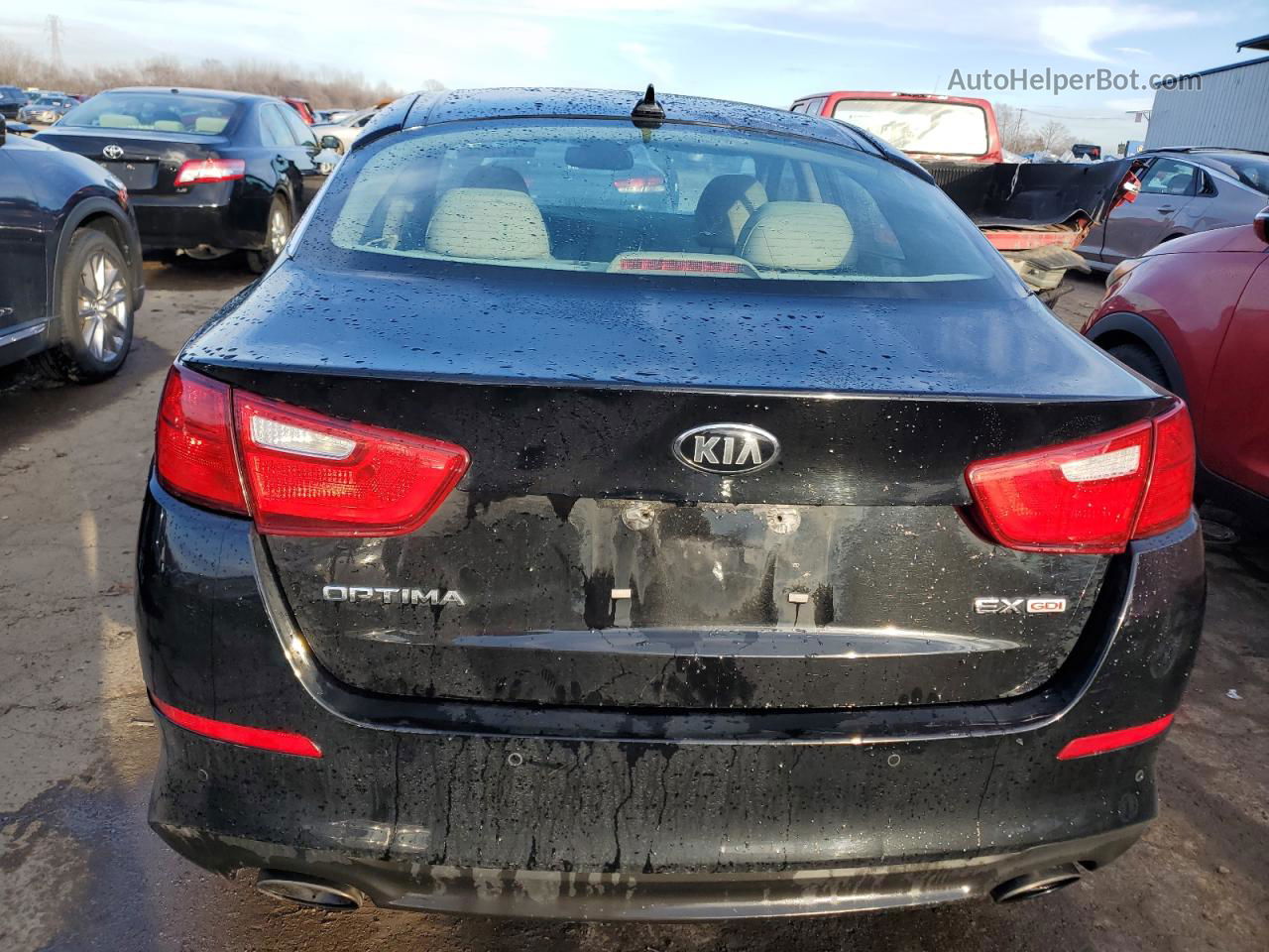 2014 Kia Optima Ex Black vin: 5XXGN4A76EG288969