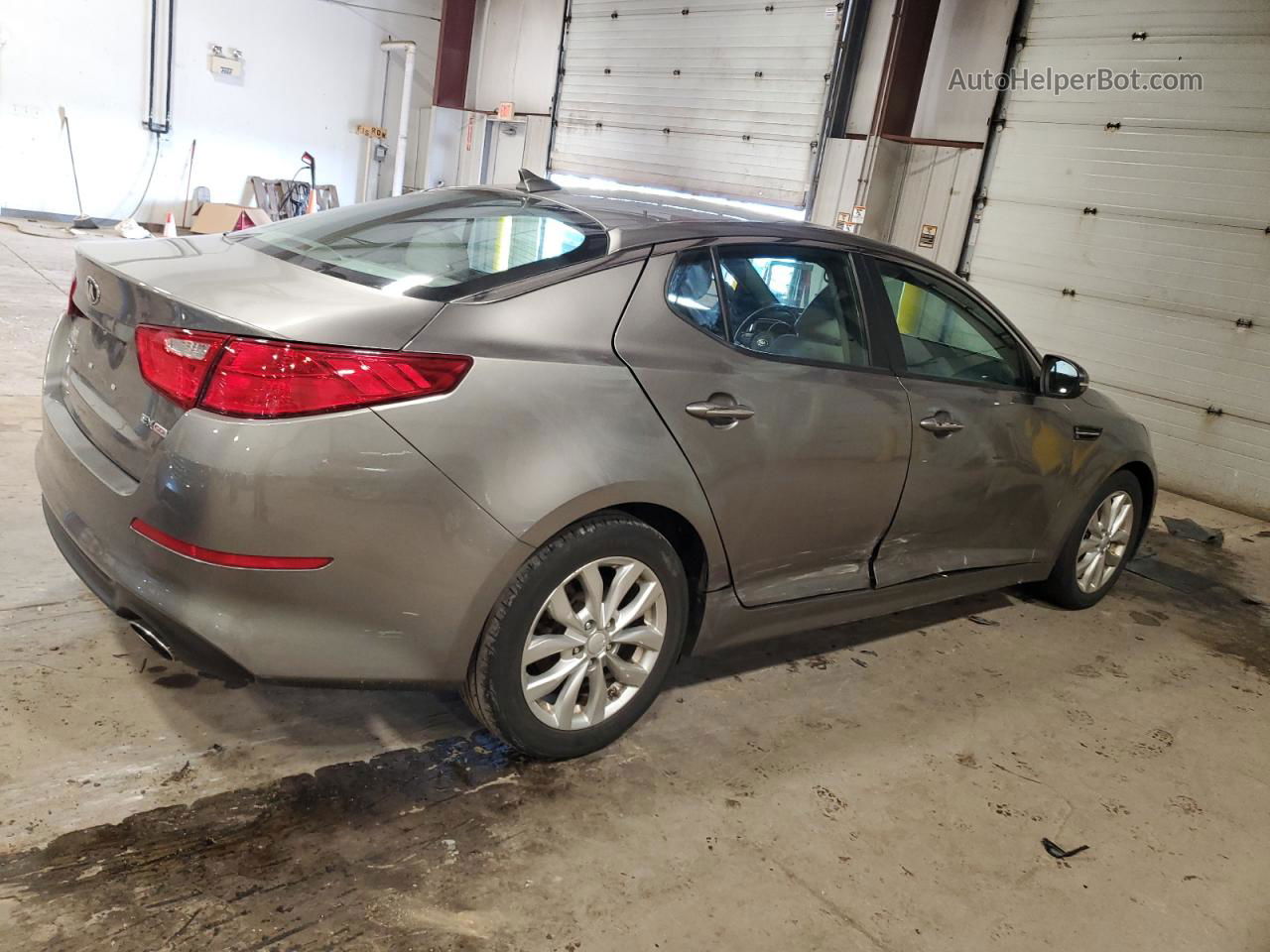 2014 Kia Optima Ex Gray vin: 5XXGN4A76EG296005