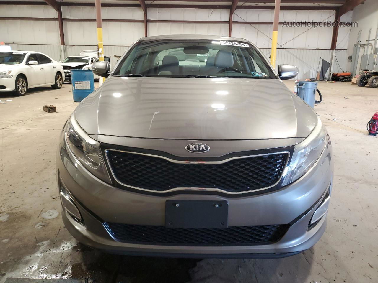 2014 Kia Optima Ex Gray vin: 5XXGN4A76EG296005