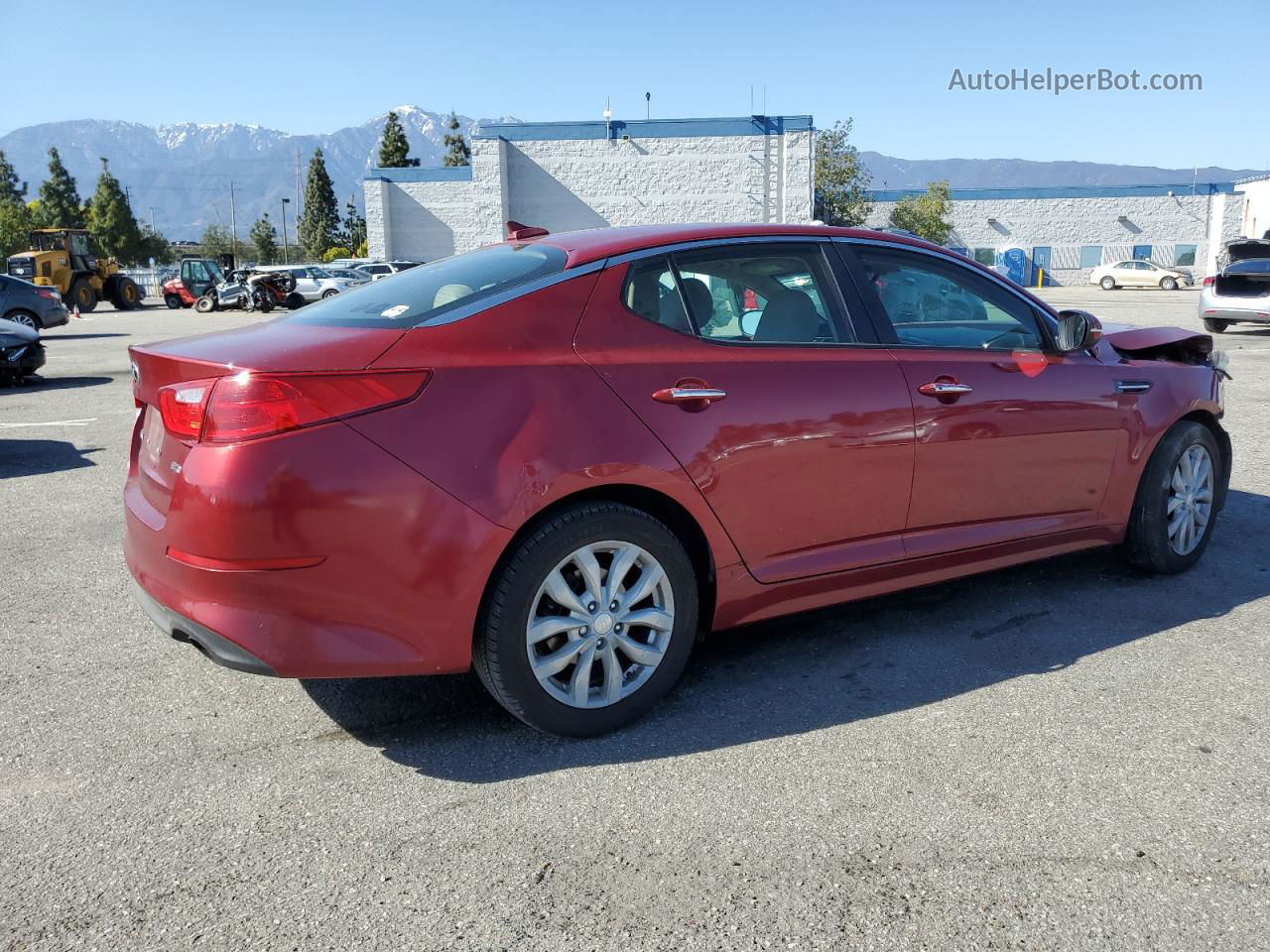 2014 Kia Optima Ex Burgundy vin: 5XXGN4A76EG297283