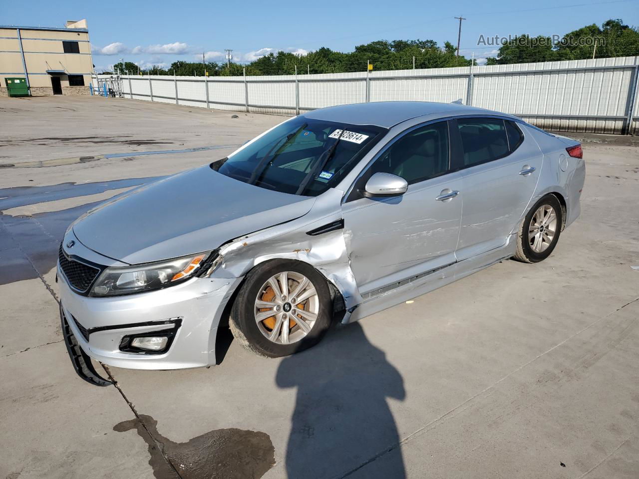 2014 Kia Optima Ex Silver vin: 5XXGN4A76EG301607