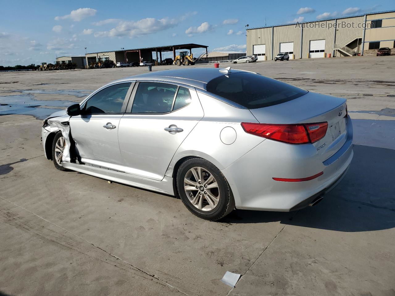 2014 Kia Optima Ex Silver vin: 5XXGN4A76EG301607